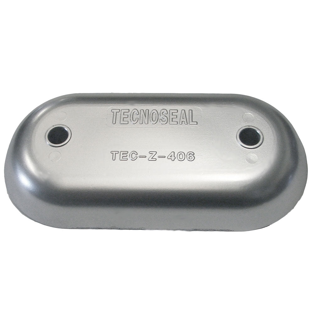 Tecnoseal Z406 Hull Plate Anode - Zinc [TEC-Z-406] - BuoyMart.com  Anodes Tecnoseal