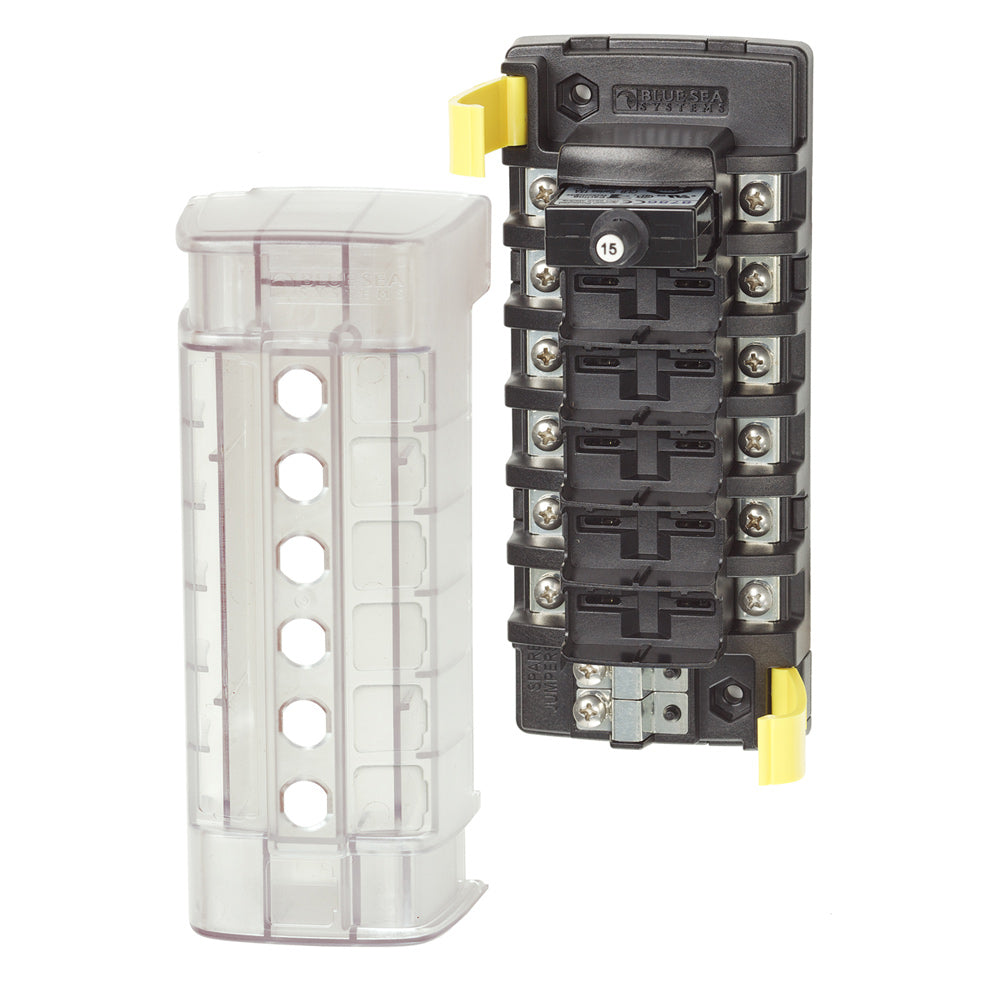 Blue Sea 5050 ST CLB Circuit Breaker Block - 6 Position [5050] - BuoyMart.com  Circuit Breakers Blue Sea Systems