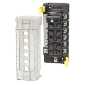 Blue Sea 5052 ST CLB Circuit Breaker Block - 6 Position w/Negative Bus [5052] - BuoyMart.com  Circuit Breakers Blue Sea Systems