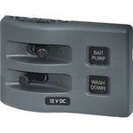 Blue Sea 4303 WeatherDeck 12V DC Waterproof Switch Panel - 2 Position [4303] - BuoyMart.com  Electrical Panels Blue Sea Systems