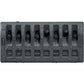 Blue Sea 4309 WeatherDeck 12V DC Waterproof Switch Panel - 8 Position [4309] - BuoyMart.com  Electrical Panels Blue Sea Systems