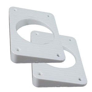 TACO Wedge Plates f/Grand Slam Outriggers - White [WP-150WHA-1] - BuoyMart.com  Outrigger Accessories TACO Marine