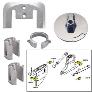 Tecnoseal Anode Kit w/Hardware - Mercury Bravo 1 - Aluminum [20803AL] - BuoyMart.com  Anodes Tecnoseal