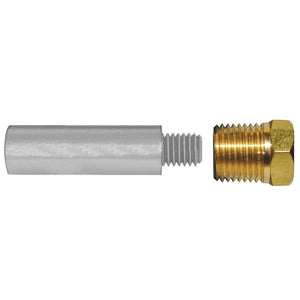 Tecnoseal E2 Pencil Zinc w/Brass Cap [TEC-E2-C] - BuoyMart.com  Anodes Tecnoseal