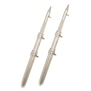 Rupp Top Gun Telescoping Outrigger Poles - Aluminum/Silver - 15' [A0-1500-TEL] - BuoyMart.com  Outriggers Rupp Marine