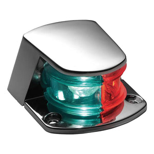 Attwood Bi-Color Combination Sidelight - 12V - Chrome Plated Zamak [6375D6] Attwood Marine