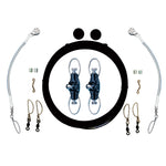 Rupp Single Rigging Kit w/Nok-Outs - Black Mono 160' Lines [CA-0025-MO] - BuoyMart.com  Outrigger Accessories Rupp Marine