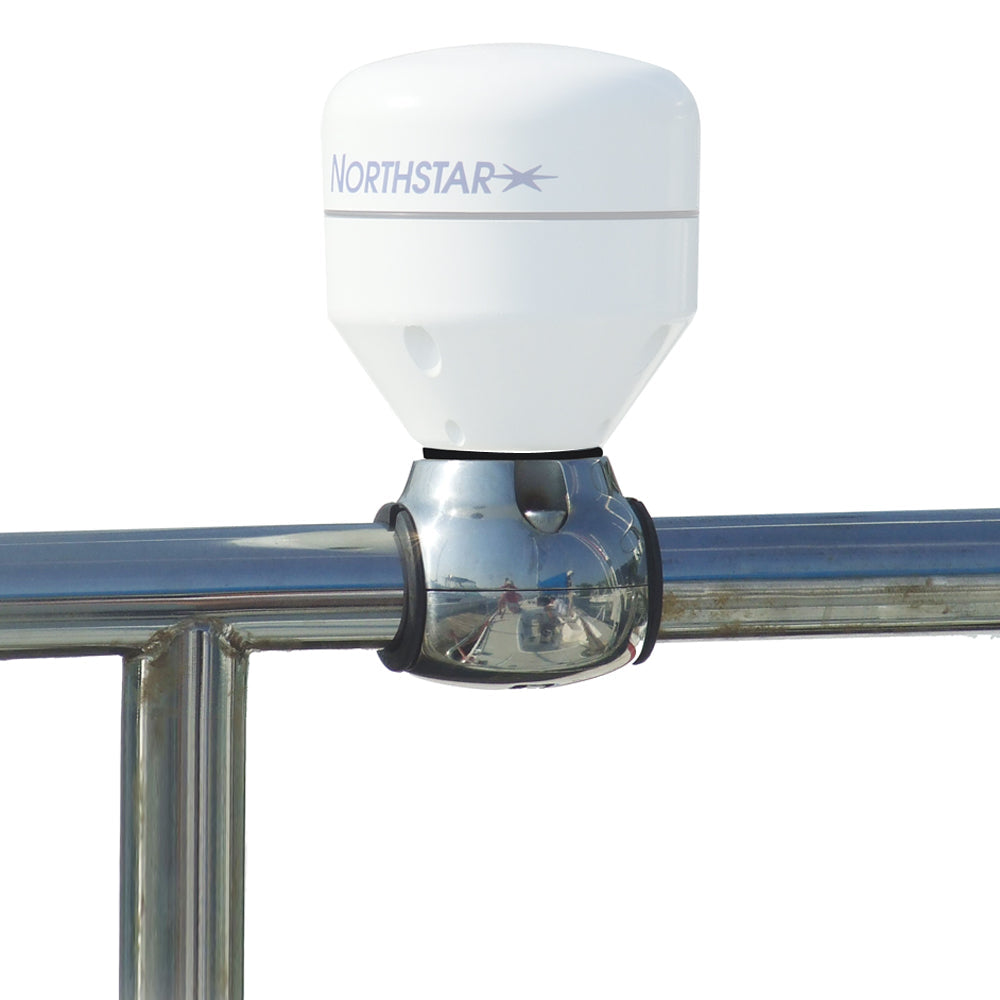 Edson GPS Antenna Rail Mount - Stainless Steel f/1"-1.25" Rails & 1"-14 Threads [831ST-1-14] Edson Marine