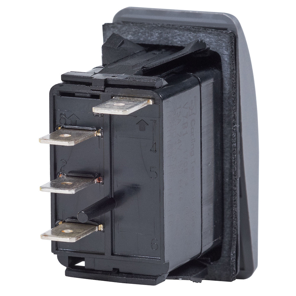 Blue Sea 7945 Contura III Switch SPDT - (ON)-OFF-ON - Black [7945] - BuoyMart.com  Switches & Accessories Blue Sea Systems