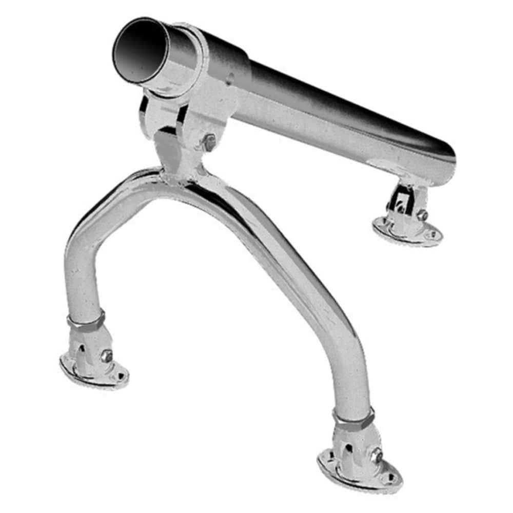 Rupp Adjustable Center Rigger Base - Silver [CA-0001] - BuoyMart.com  Outrigger Accessories Rupp Marine
