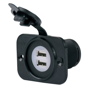Marinco SeaLink Deluxe Dual USB Charger Receptacle [12VDUSB] - BuoyMart.com  Accessories Marinco