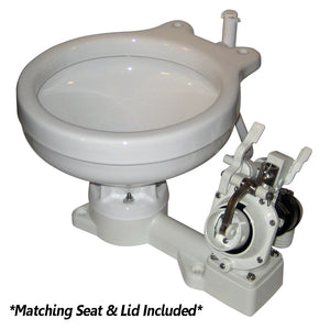 Raritan Fresh Head - Fresh Water Flush - Manual - Marine Size - Right Hand Operation [25M00] - BuoyMart.com  Marine Sanitation Raritan