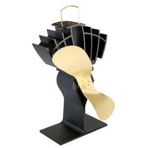 Ecofan by Caframo UltrAir 810CA Heat Powered Stove Fan - Gold Blade [810CABBX] - BuoyMart.com  Accessories Ecofan by Caframo