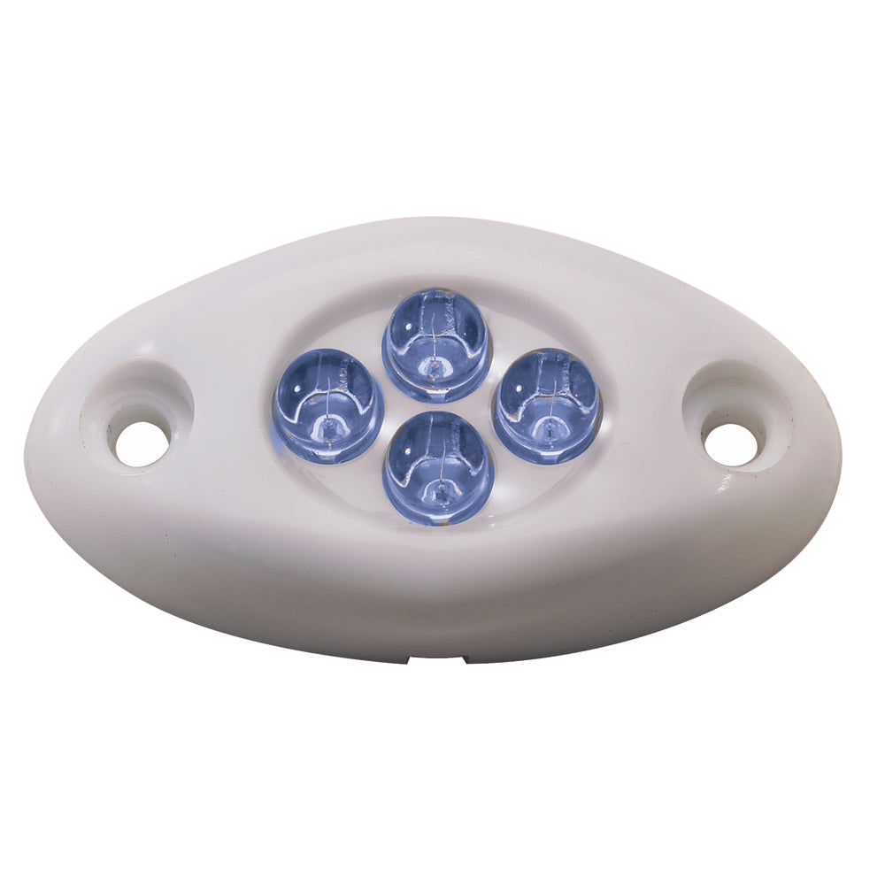 Innovative Lighting Courtesy Light - 4 LED Surface Mount - Blue LED/White Case [004-2100-7] - BuoyMart.com  Interior / Courtesy Light Innovative Lighting