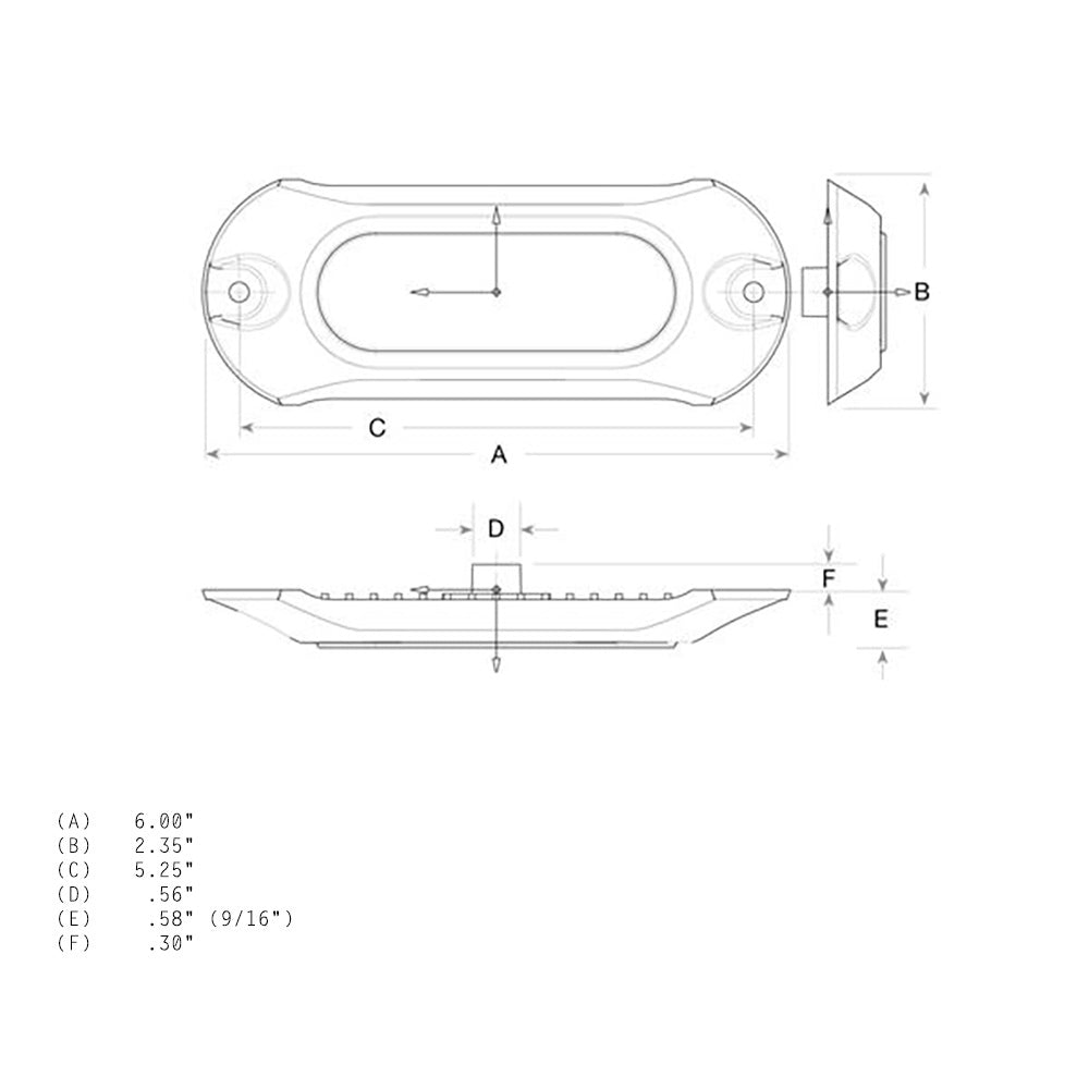 Attwood Light Armor Underwater LED Light - 12 LEDs - Blue [65UW12B-7] - BuoyMart.com  Underwater Lighting Attwood Marine