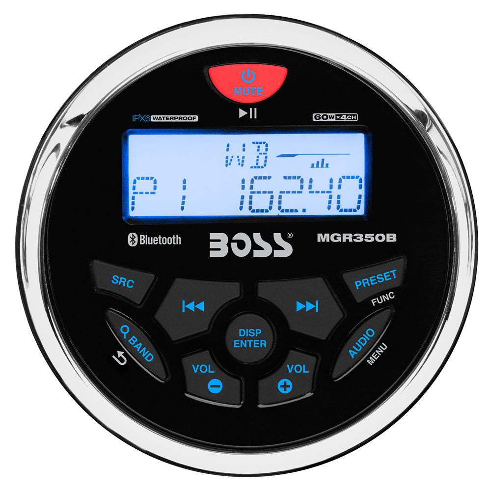 Boss Audio MGR350B Marine Stereo w/AM/FM/BT/USB [MGR350B] - BuoyMart.com  Stereos Boss Audio