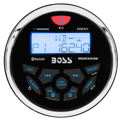 Boss Audio MGR350B Marine Stereo w/AM/FM/BT/USB [MGR350B] - BuoyMart.com  Stereos Boss Audio