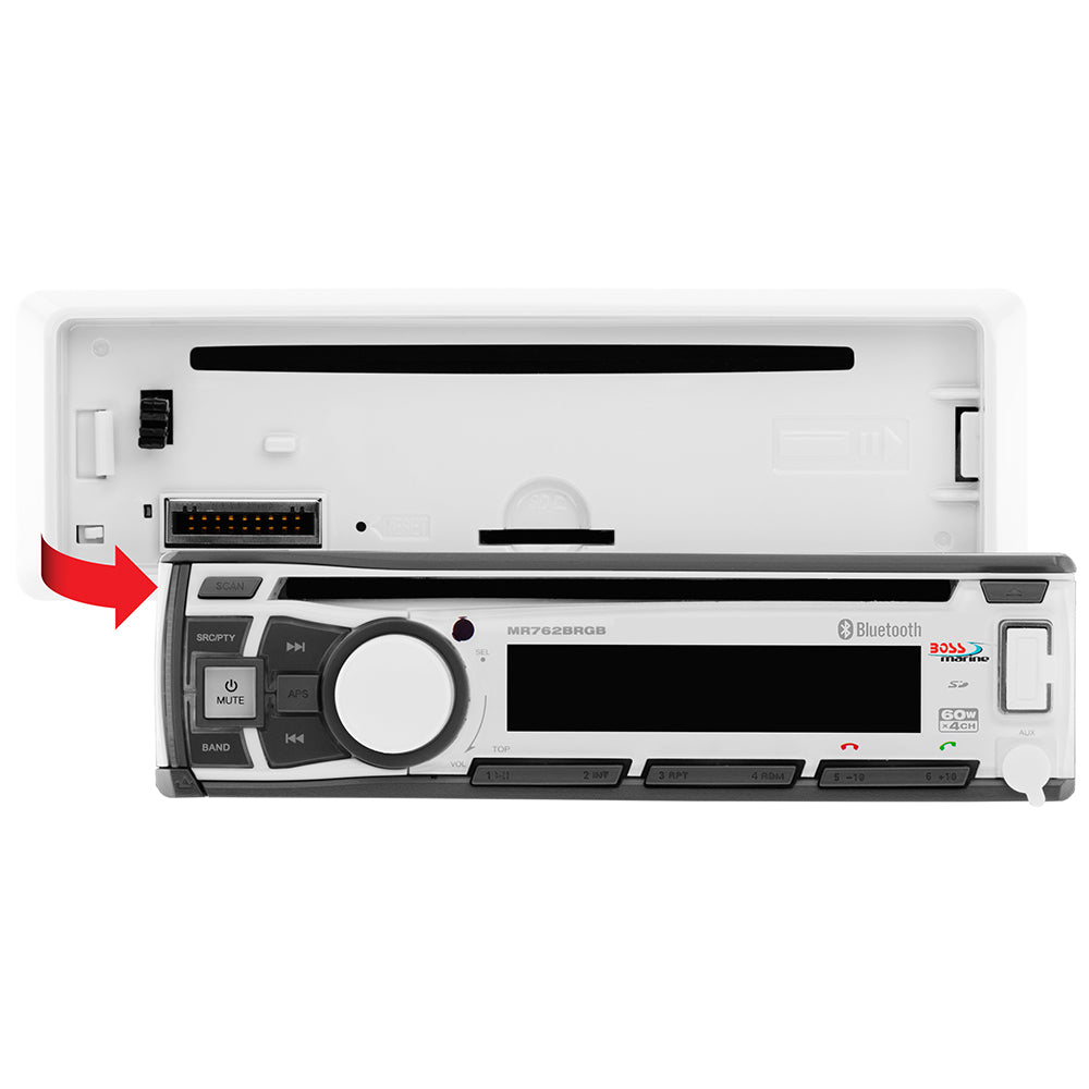 Boss Audio MR762BRGB Marine Stereo w/AM/FM/CD/BT/USB [MR762BRGB] - BuoyMart.com  Stereos Boss Audio