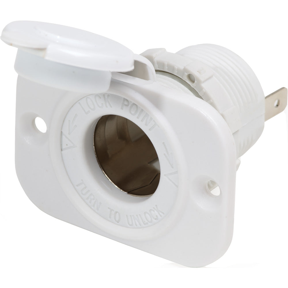 Blue Sea 12V Dash Socket - White [1011200] - BuoyMart.com  Accessories Blue Sea Systems