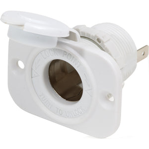 Blue Sea 12V Dash Socket - White [1011200] - BuoyMart.com  Accessories Blue Sea Systems