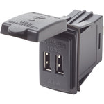Blue Sea Dual USB Charger - 24V Contura Mount [1039] - BuoyMart.com  Accessories Blue Sea Systems