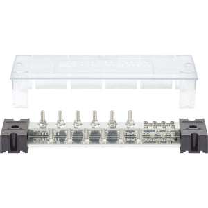 Blue Sea PowerBar 1000 - 12 5/16" Terminal Studs w/Cover [1993] - BuoyMart.com  Busbars, Connectors & Insulators Blue Sea Systems