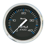 Faria Chesapeake Black 4" Tachometer - 4000 RPM (Diesel) [33742] - BuoyMart.com  Gauges Faria Beede Instruments