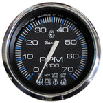 Faria Chesapeake Black SS 4" Tachometer w/Systemcheck Indicator - 7000 RPM (Gas) f/ Johnson / Evinrude Outboard) [33750] - BuoyMart.com  Gauges Faria Beede Instruments