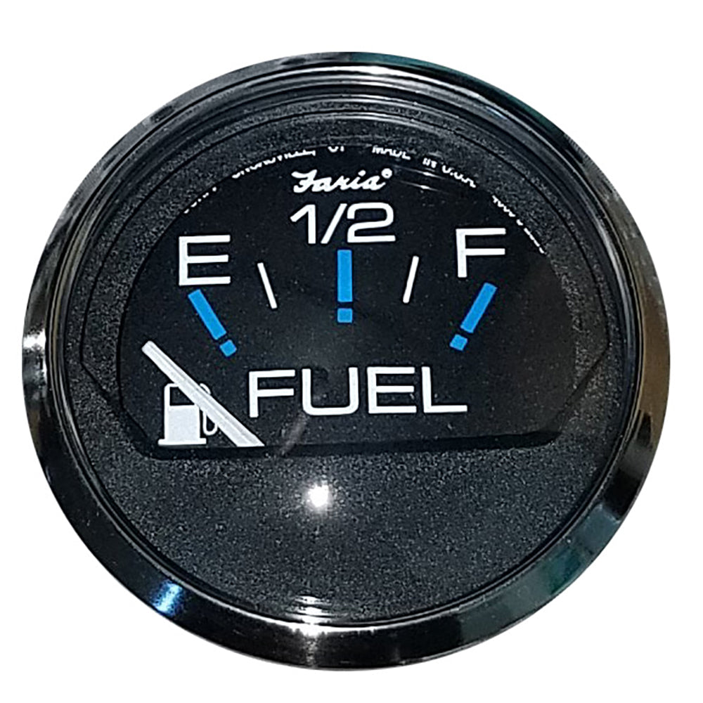 Faria Chesapeake Black 2" Fuel Level Gauge (E-1/2-F) [13701] - BuoyMart.com  Gauges Faria Beede Instruments