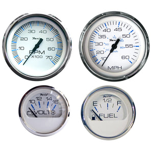 Faria Chesapeake White SS Boxed Set - Outboard Motors [KTF002] - BuoyMart.com  Gauges Faria Beede Instruments