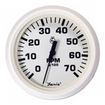 Faria Dress White 4" Tachometer - 7000 RPM (Gas) (All Outboards) [33104] - BuoyMart.com  Gauges Faria Beede Instruments