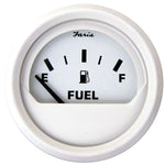 Faria Dress White 2" Fuel Level Gauge (E-1/2-F) [13101] - BuoyMart.com  Gauges Faria Beede Instruments