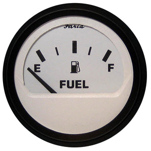 Faria Euro White 2" Fuel Level Gauge (E-1/2-F) [12901] - BuoyMart.com  Gauges Faria Beede Instruments