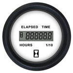 Faria Euro White 2" Hourmeter (Digital) [12913] - BuoyMart.com  Gauges Faria Beede Instruments