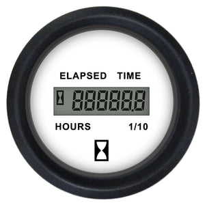 Faria Euro White 2" Hourmeter (Digital) [12913] - BuoyMart.com  Gauges Faria Beede Instruments
