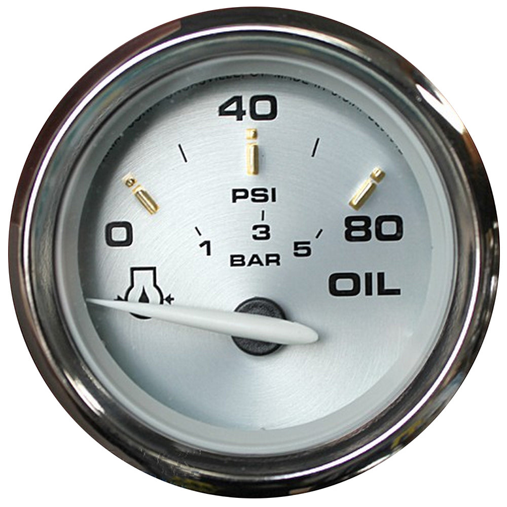 Faria Kronos 2" Oil Pressure Gauge - 80 PSI [19002] - BuoyMart.com  Gauges Faria Beede Instruments