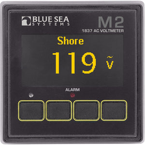 Blue Sea 1837 M2 AC Voltmeter [1837] - BuoyMart.com  Meters & Monitoring Blue Sea Systems