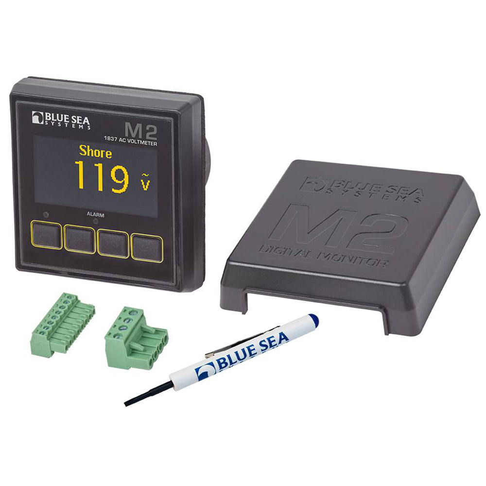 Blue Sea 1837 M2 AC Voltmeter [1837] - BuoyMart.com  Meters & Monitoring Blue Sea Systems