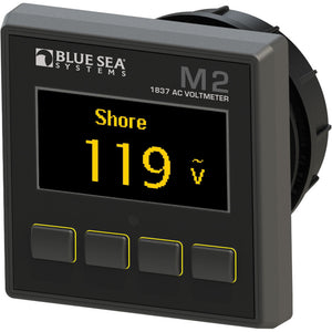 Blue Sea 1837 M2 AC Voltmeter [1837] - BuoyMart.com  Meters & Monitoring Blue Sea Systems