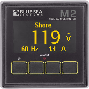 Blue Sea 1838 M2 AC Multimeter [1838] - BuoyMart.com  Meters & Monitoring Blue Sea Systems