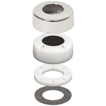 Blue Sea CableClam w/Stainless Steel Dress Cap - 1.40" [1003100] - BuoyMart.com  Wire Management Blue Sea Systems