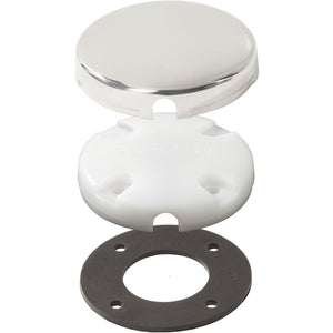 Blue Sea Side Entry CableClam w/Stainless Steel Dress Cap [1007100] - BuoyMart.com  Wire Management Blue Sea Systems