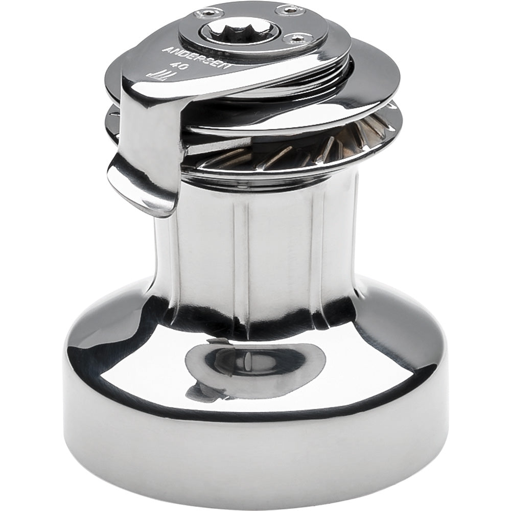 ANDERSEN 40 ST FS - 2-Speed Self-Tailing Manual Winch - Full Stainless Steel [RA2040010000] - BuoyMart.com  Winches ANDERSEN