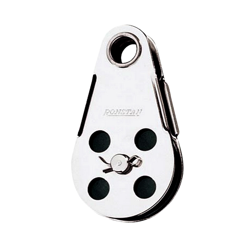 Ronstan Wire Block - Tubular Rivet Head w/Removable Nylatron Sheave - 45mm (1-3/4") Sheave Diameter [RF103] - BuoyMart.com  Blocks Ronstan