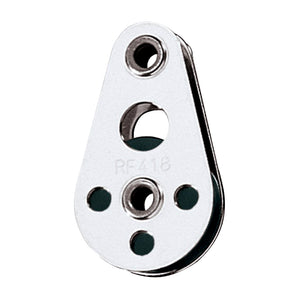 Ronstan Wire Block - Tubular Rivet Head w/Nylatron Sheave - 25mm (1") Sheave Diameter [RF418] - BuoyMart.com  Blocks Ronstan