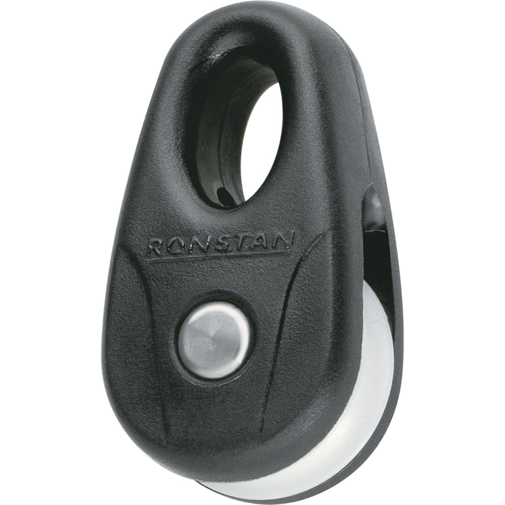 Ronstan Kite Block - Black w/White Sheave (Pair) [RF13101-2] - BuoyMart.com  Blocks Ronstan
