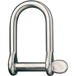 Ronstan Wide Dee Shackle - 1/4"Pin - 1-17/32"L x 1-7/32"W [RF1853] - BuoyMart.com  Shackles/Rings/Pins Ronstan