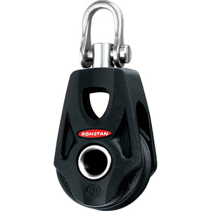 Ronstan Series 30 Ball Bearing Orbit Block - Single - Becket - Swivel Shackle Head [RF35100] - BuoyMart.com  Blocks Ronstan