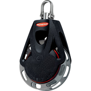 Ronstan Series 40 Ratchet Orbit Block - Single - Auto - Swivel Shackle Head [RF46100] - BuoyMart.com  Blocks Ronstan