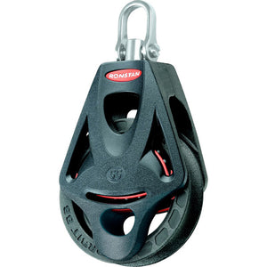 Ronstan Series 55 Ball Bearing Orbit Block - Single - Becket - Swivel Head [RF55110] - BuoyMart.com  Blocks Ronstan